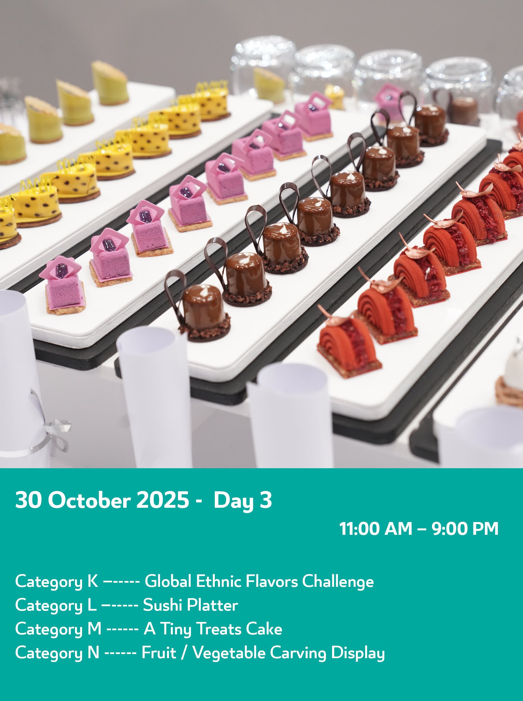 Salon Culinaire Categories - Day 3